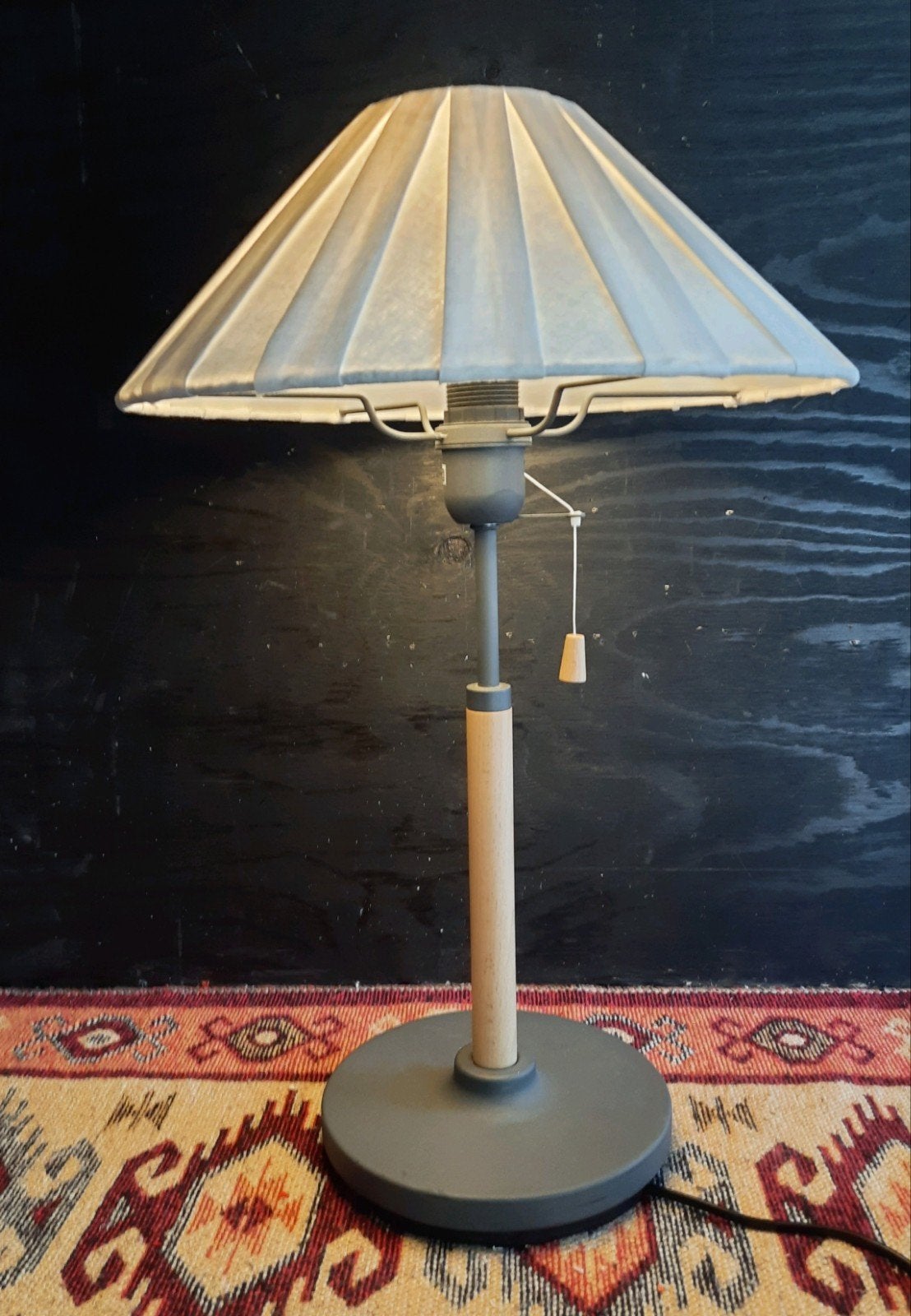 Ikea tafellamp type Tuve zeldzaam, lees de beschrijving, Meerkleurig, Hout, Zo goed als nieuw, IKEA