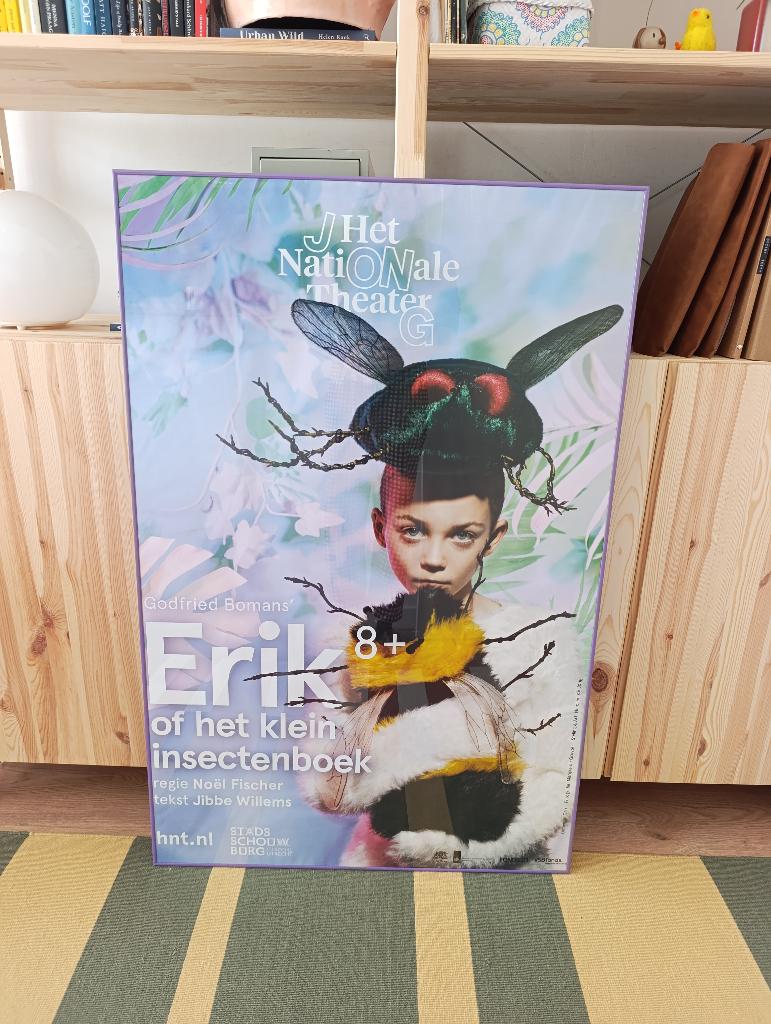 Original poster with frame 77x118 from het Nationale Theater, Verzamelen, Posters, Zo goed als nieuw, Film en Tv, Deurposter of groter