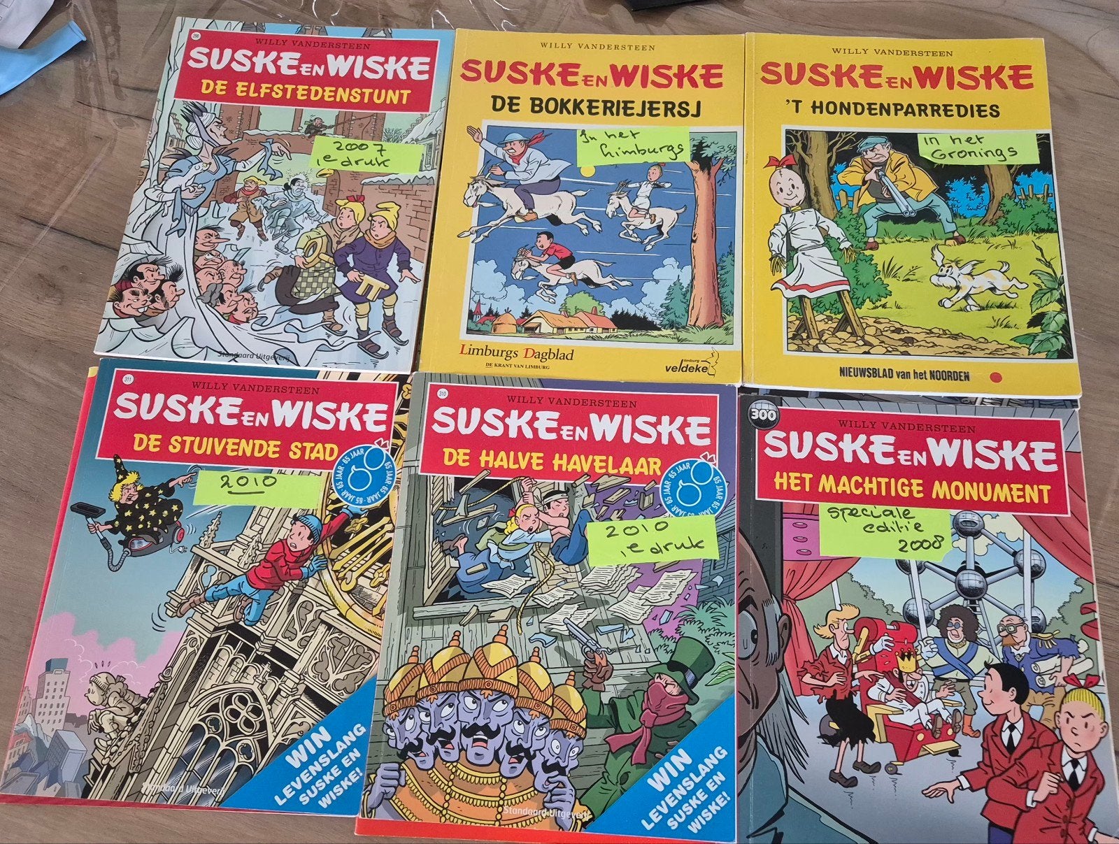 Suske & Wiske stripboeken - Diverse titels, Boeken, Meerdere stripboeken, Ophalen of Verzenden, Gelezen, Willy Vandersteen