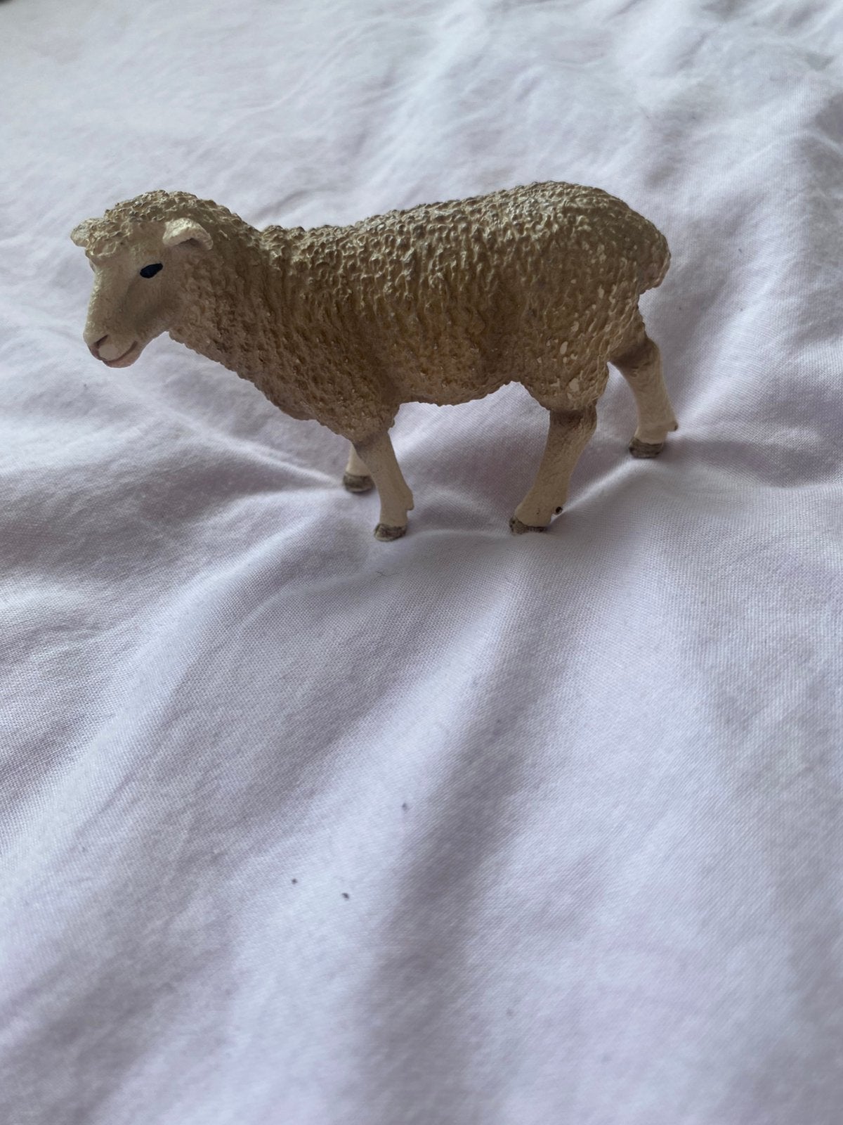 Schleich schaap, Verzenden, Zo goed als nieuw, Boerderijdier, Beeldje of Figuurtje