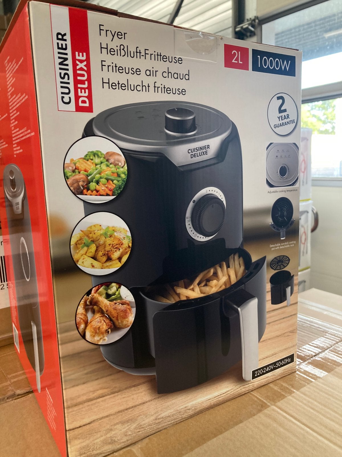 Kleine airfryer cuisinier., Ophalen of Verzenden, Nieuw