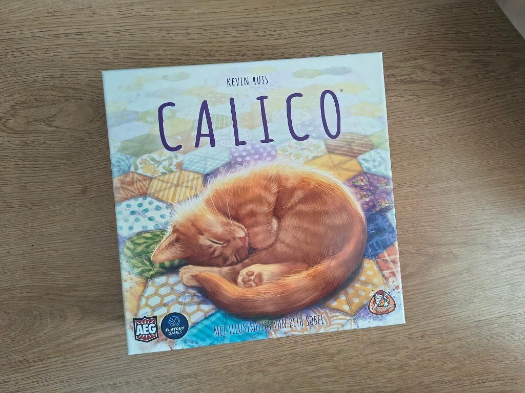 Calico bordspel, Een of twee spelers, Ophalen of Verzenden, Zo goed als nieuw, White Goblin Games