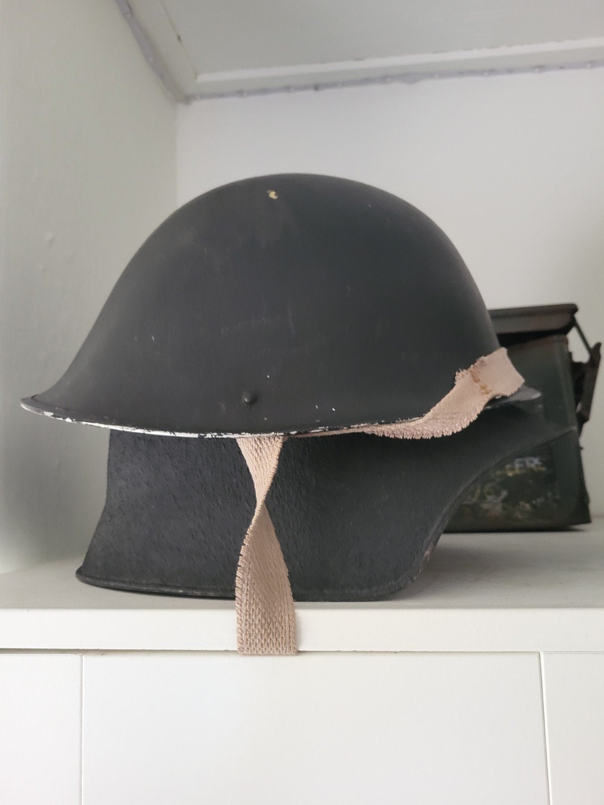 Turtle helm, Ophalen of Verzenden, Landmacht, Nederland, Helm of Baret