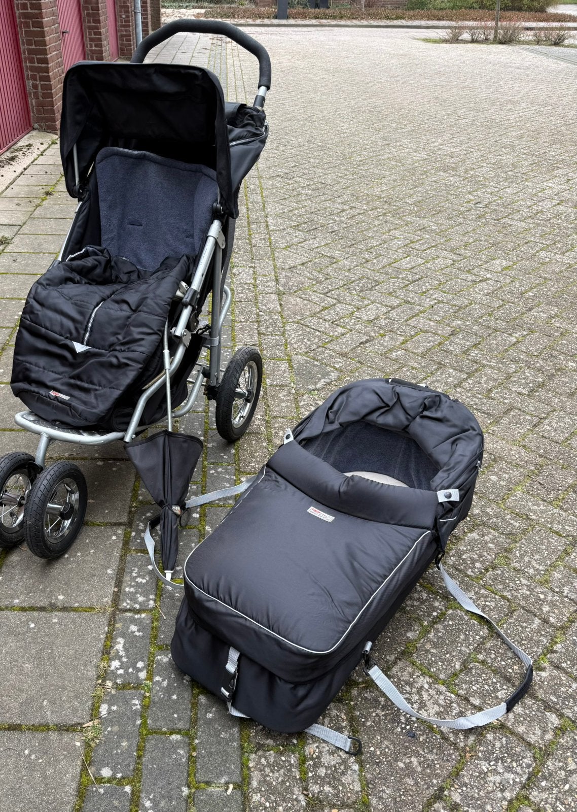 Combi kinderwagen 3 in 1 van het merk Koelstra, Ophalen, Gebruikt, Overige merken, Luchtbanden