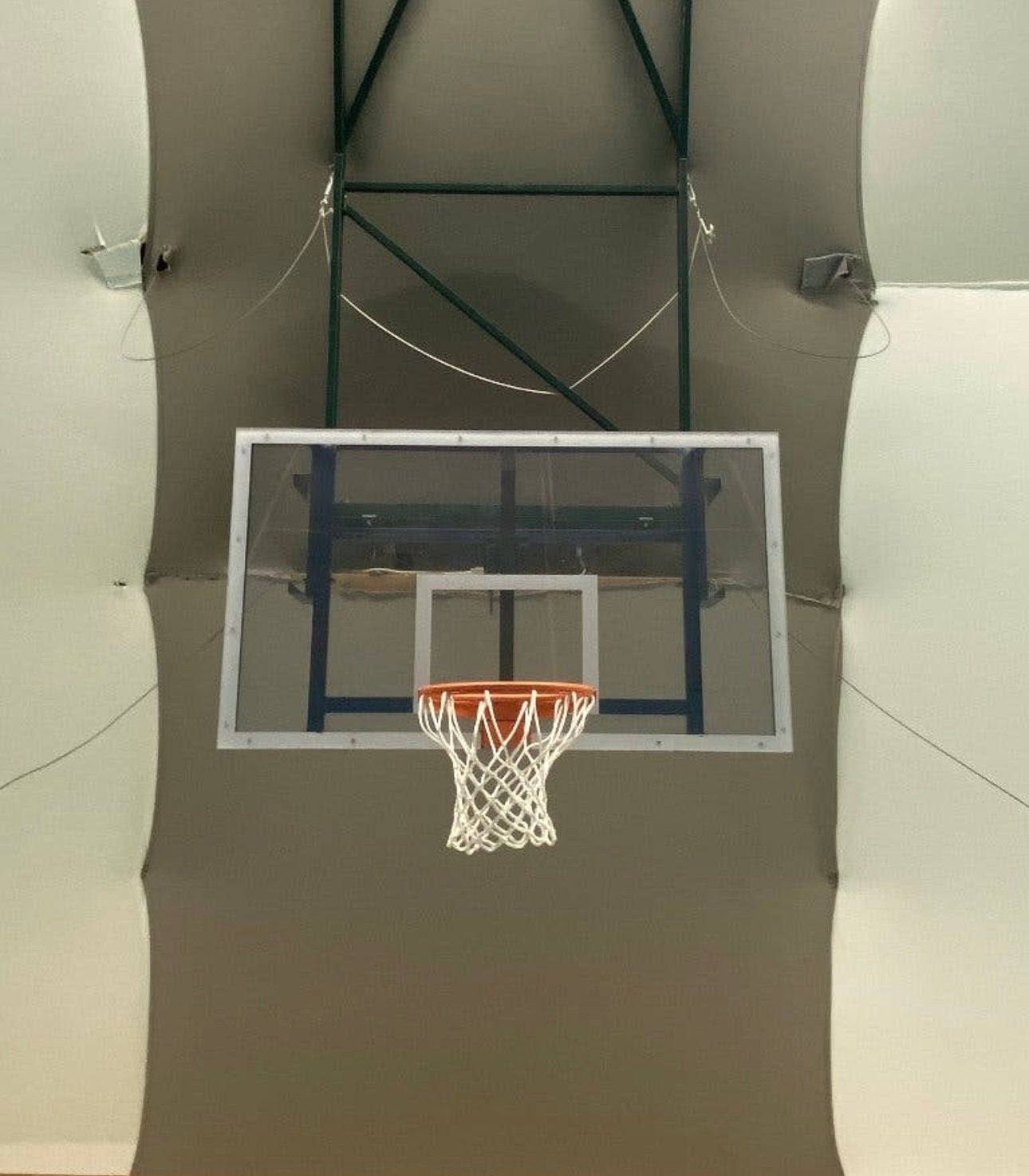 Professioneel basketbalbord, Ophalen, Zo goed als nieuw, Ring, Bord of Paal