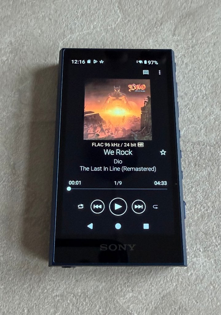 Sony NW-A306 Blauw, z.g.a.n., Ophalen, Zo goed als nieuw, Sony, 10 tot 20 GB