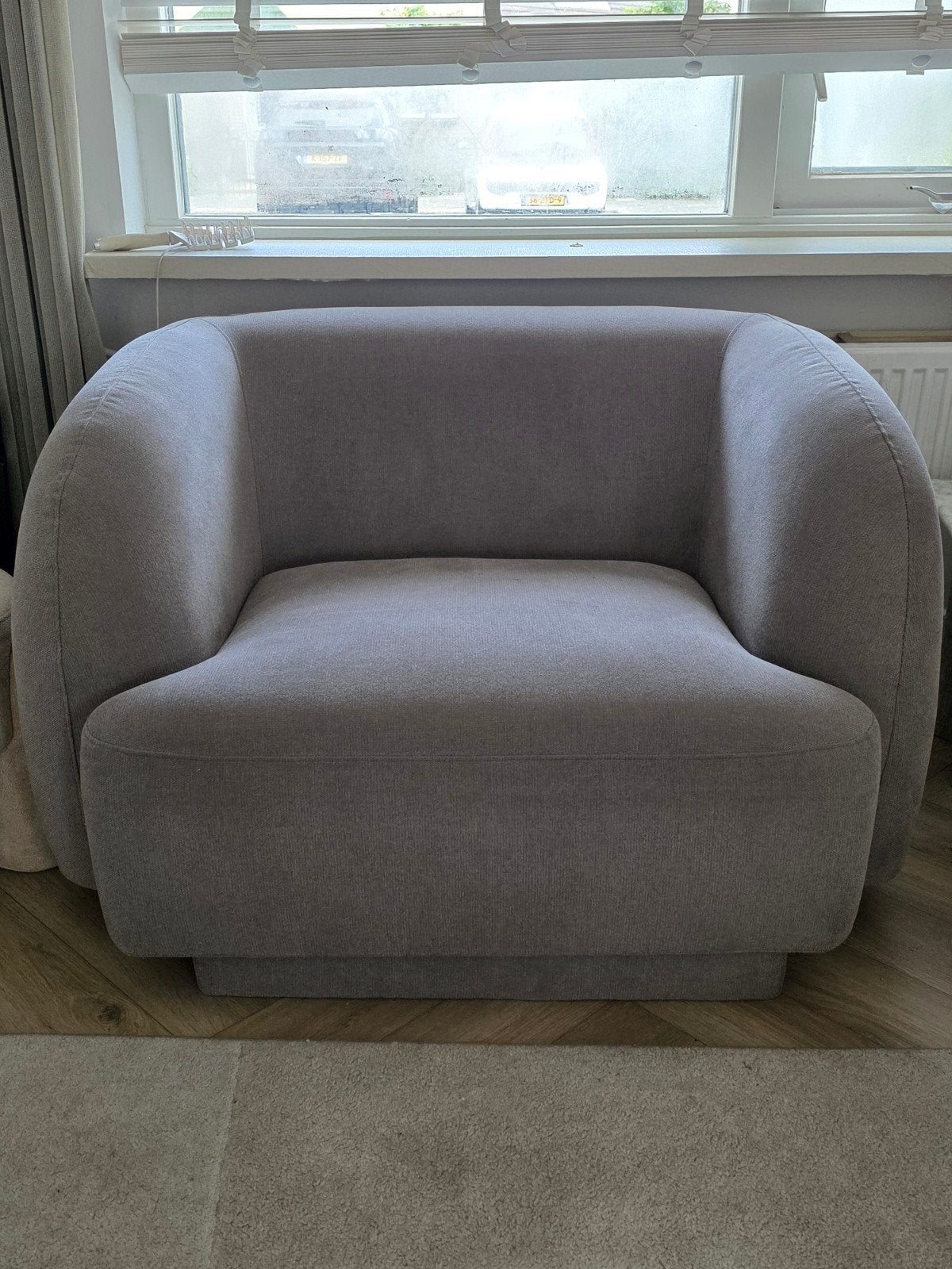 Zo goed als nieuwe fauteuil van Fonq (3 maanden oud), Ophalen, Minder dan 75 cm, Zo goed als nieuw, 75 tot 100 cm