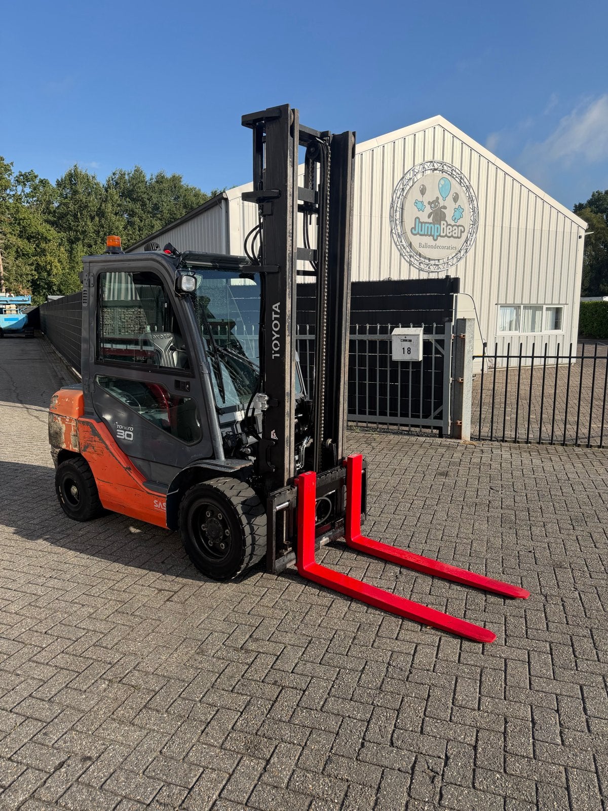 Toyota 8FDF30 Diesel Heftruck - 2016, 3000 kg hefvermogen, 2000 tot 3000 kg, Ophalen, Diesel, Heftruck