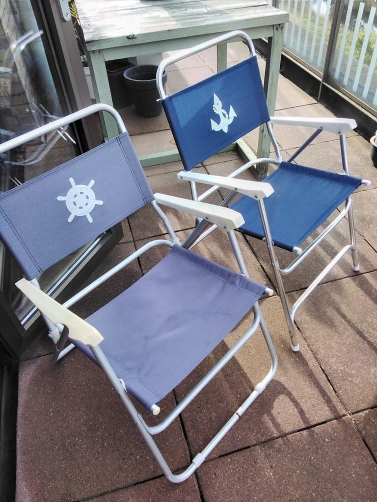 Vissersstoeltjes- Campingstoelen - Anker & Stuurwiel, Ophalen of Verzenden, Gebruikt, Campingstoel