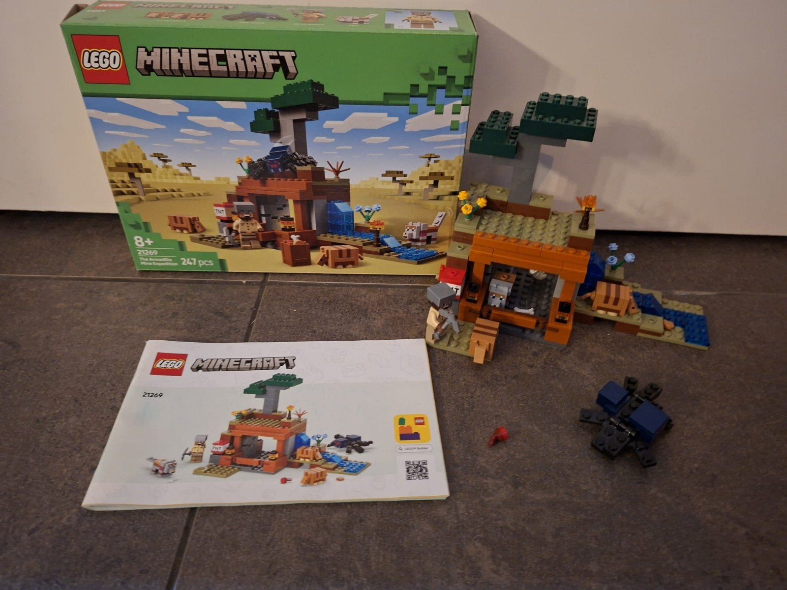 Lego Minecraft 21269 " The Armadillo Mine Expedition", Minecraft, Lego, Ophalen of Verzenden, Zo goed als nieuw