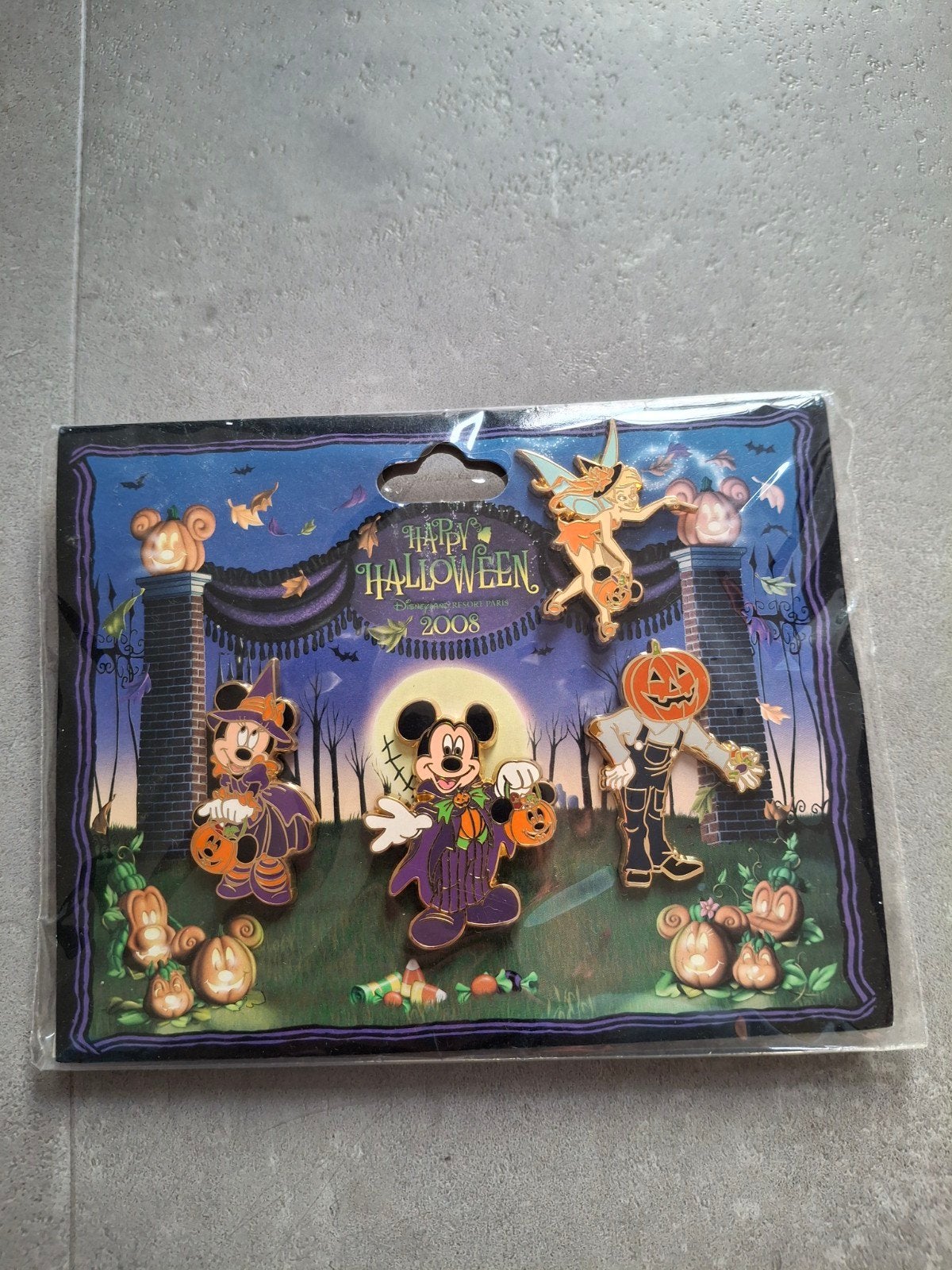 Disney Halloween Pin Set 2008 - Disneyland Parijs, Ophalen of Verzenden, Nieuw
