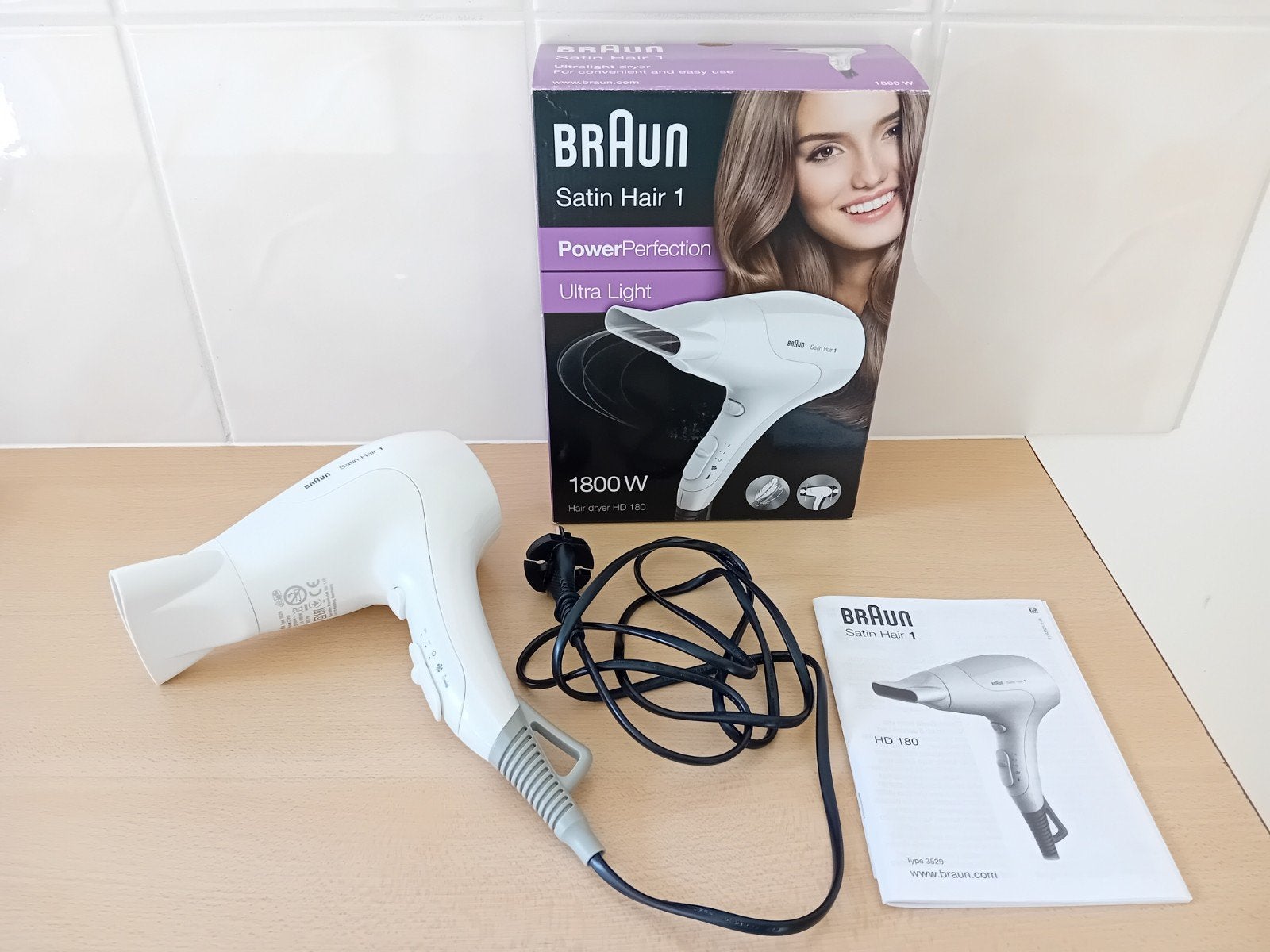 Braun haardroger/föhn, Ophalen of Verzenden, Zo goed als nieuw, Haarverzorging