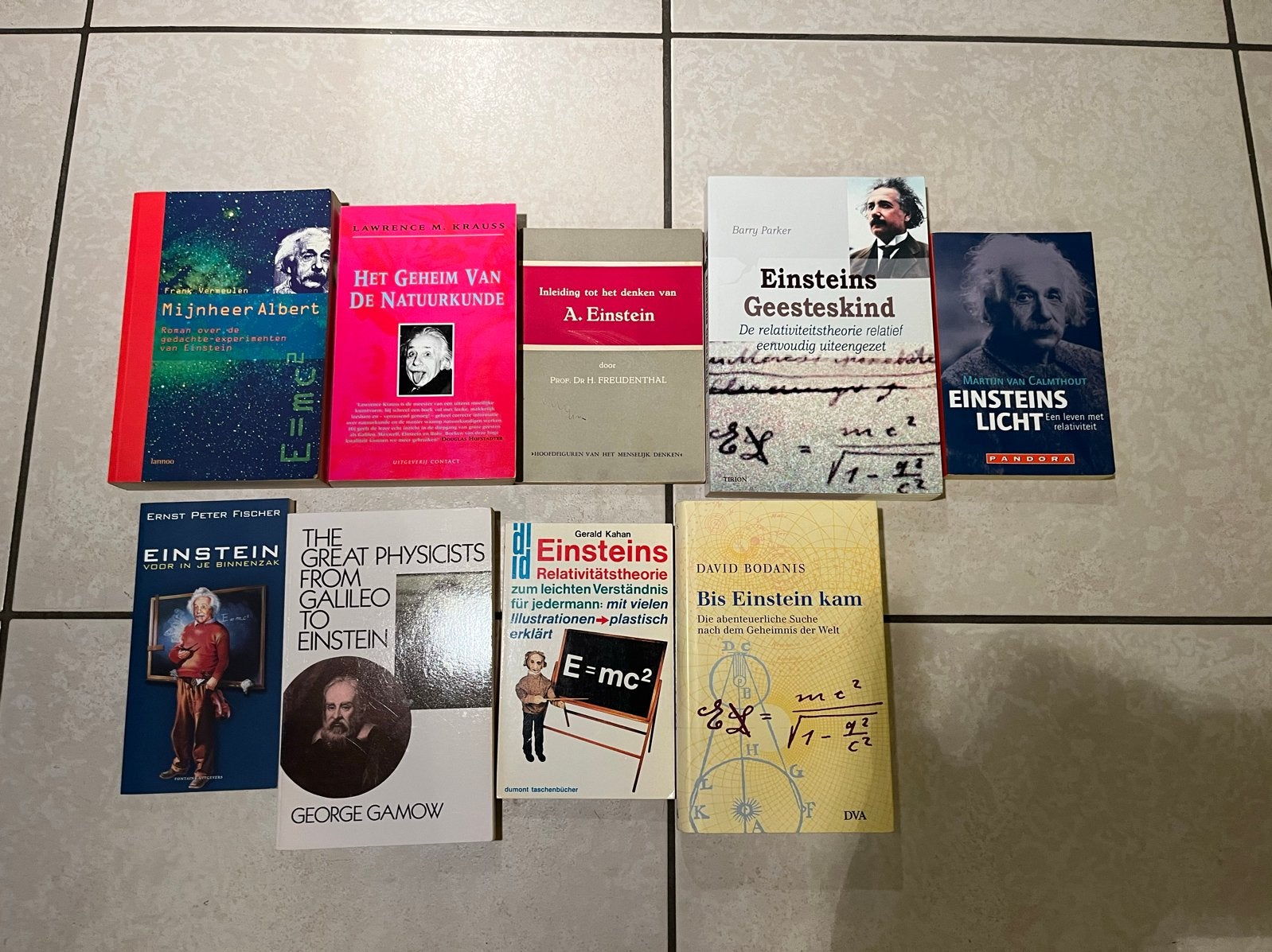 Collectie Einstein Boeken: Wetenschap en Biografie, Boeken, Ophalen of Verzenden, Gelezen, Natuurwetenschap