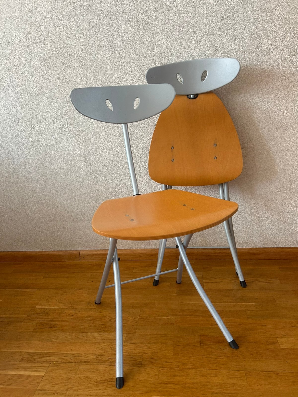 Vintage Design klapstoelen model Piu voor Bonaldo, Ophalen, Gebruikt, Twee