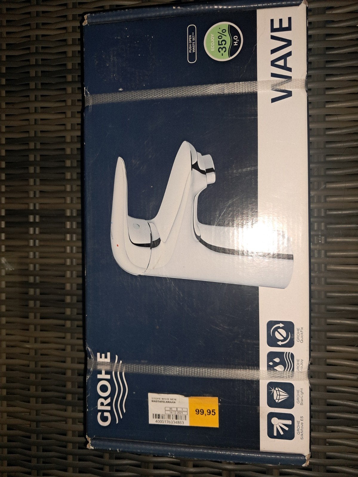 Grohe Wave wastafelkraan nieuw in verpakking, Ophalen of Verzenden, Nieuw, Chroom, Kraan