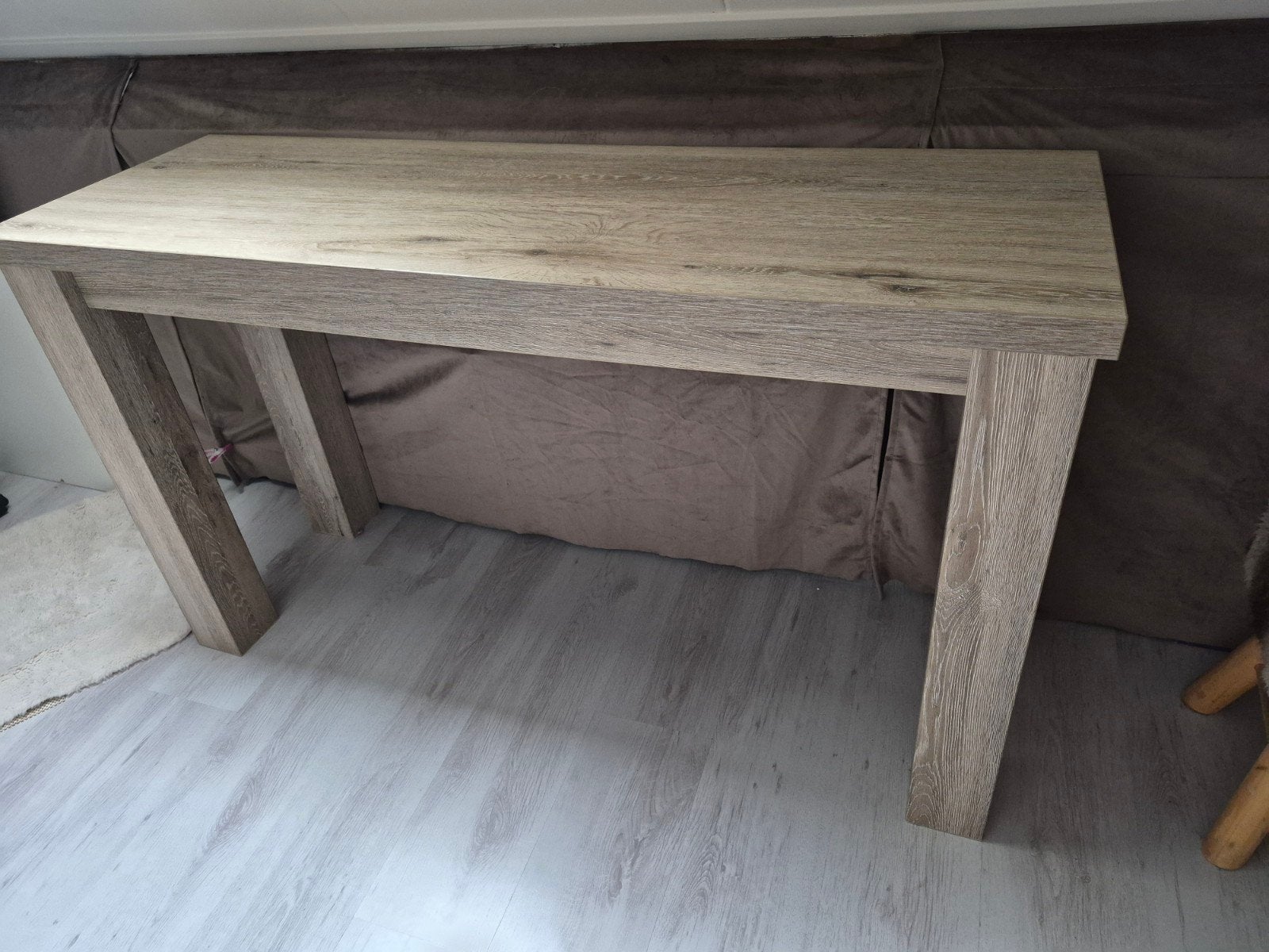 Mooie stevige sidetable, Huis en Inrichting, Tafels | Sidetables, Ophalen, Zo goed als nieuw, 25 tot 50 cm, Rechthoekig