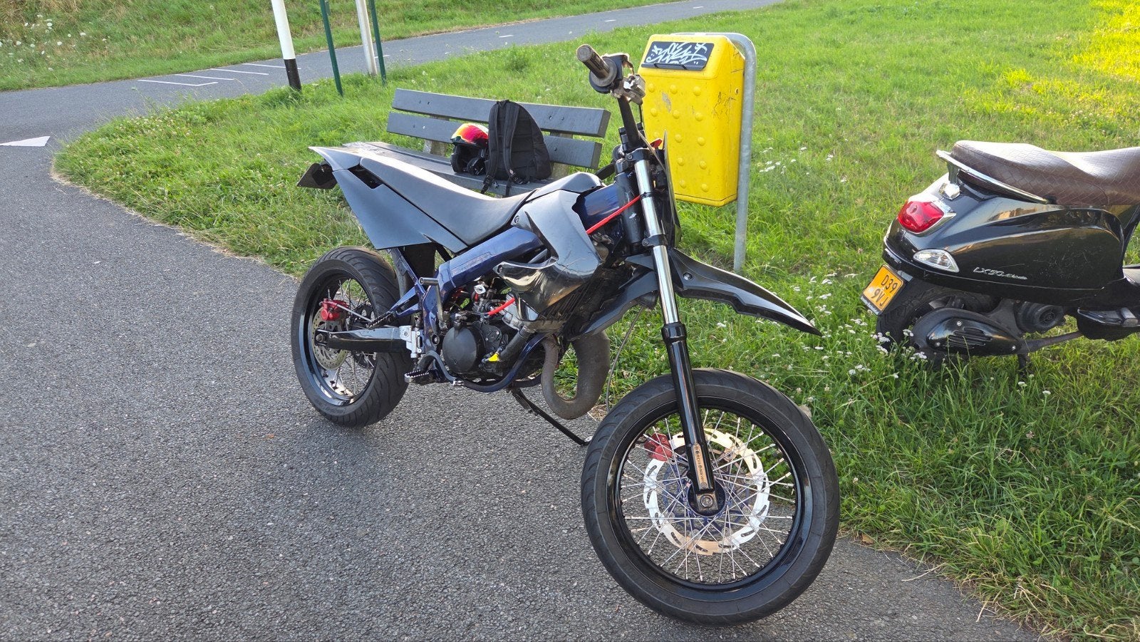 Derbi senda racing 80cc, Ophalen, Zo goed als nieuw