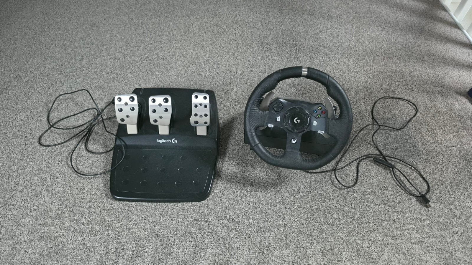 Logitech G920 Racestuur en pedalen | Xbox/PC, Racestuur, Xbox, Force feedback, Ophalen of Verzenden
