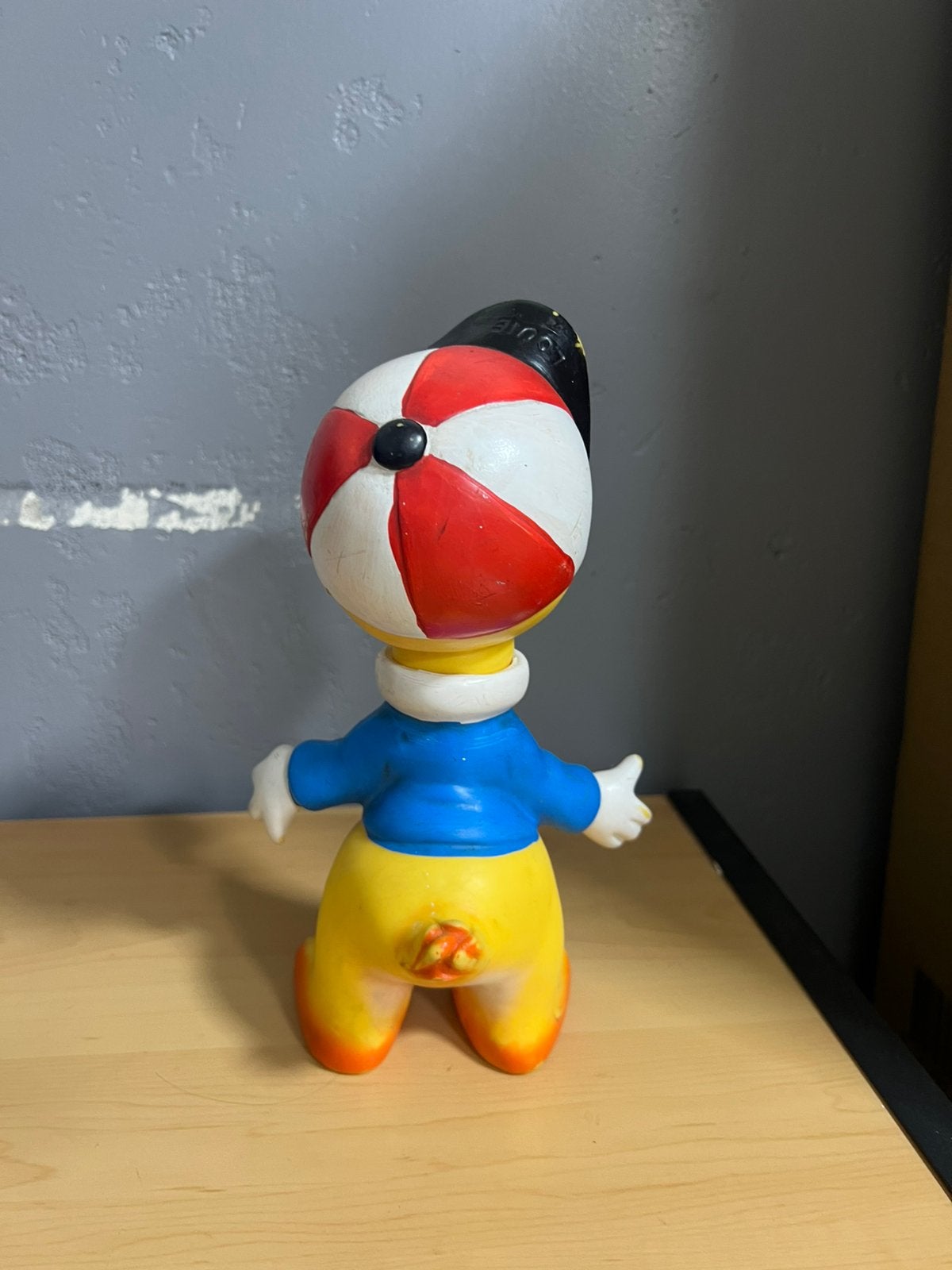 Walt Disney Kwik Kwek Kwak rubber Vintage Heel goed, Verzamelen, Ophalen of Verzenden, Overige figuren, Zo goed als nieuw, Beeldje of Figuurtje
