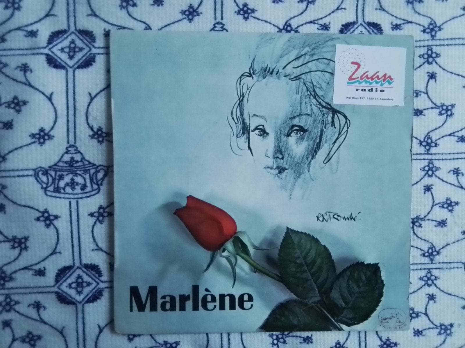 Marlene dietrich        Cherche la rose   (4 liedjes) EP, Cd's en Dvd's, 7 inch, Ophalen of Verzenden, Zo goed als nieuw, EP