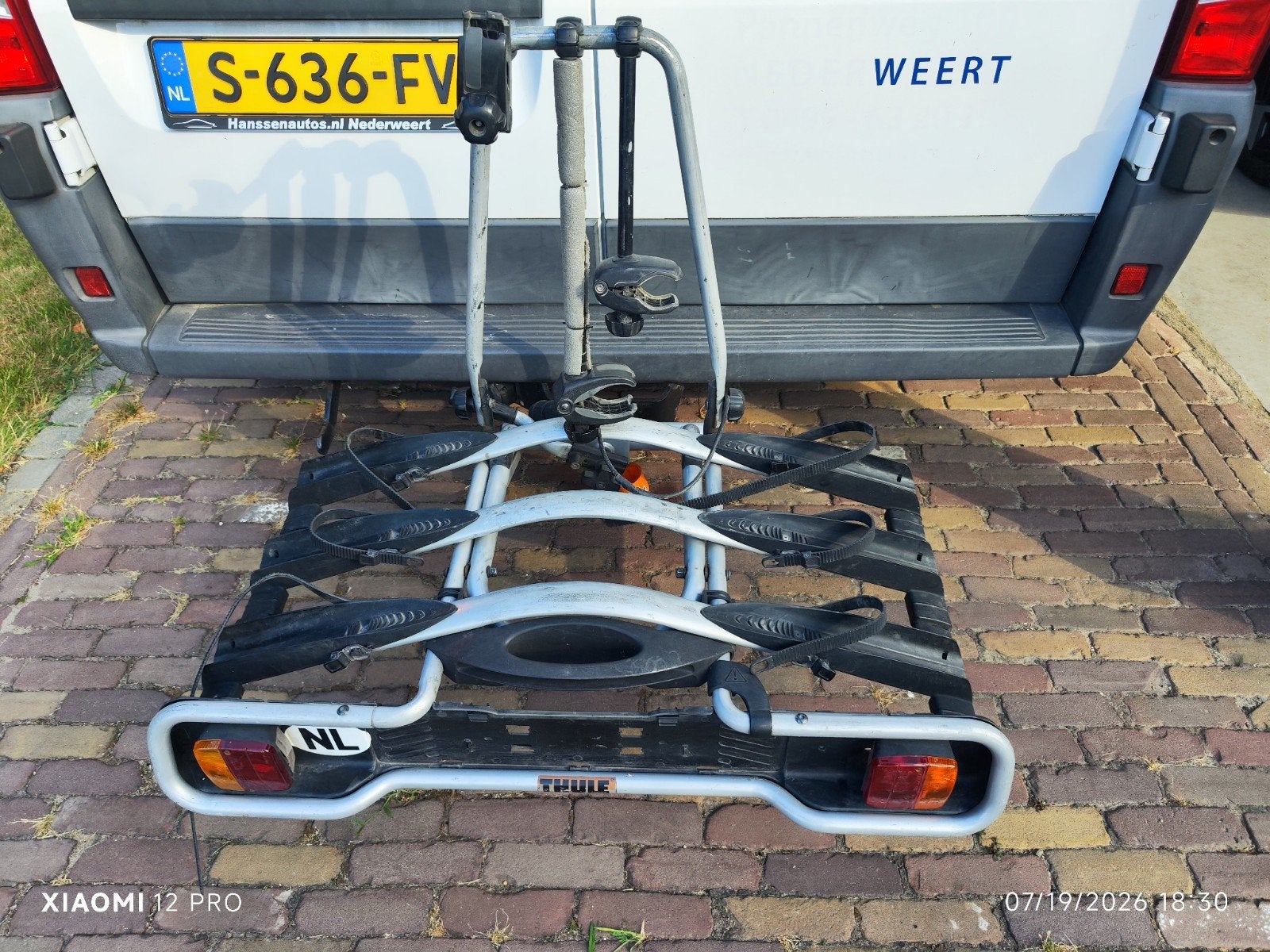 Thule  euroclassic fietsdrager tot 3 fietsen, Ophalen, 3 fietsen of meer, Gebruikt, Elektrische fiets