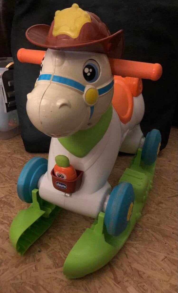 Chicco Rodeo Rocker 3-in-1 loopfiets en hobbelpaard, Ophalen of Verzenden, Gebruikt, Jongen of Meisje