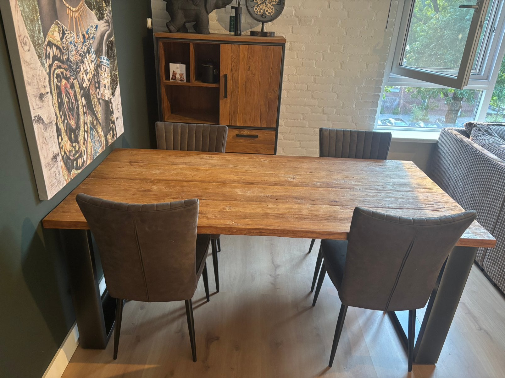 Romaro pronto eettafel *moet weg*!!!, Ophalen, 50 tot 100 cm, Zo goed als nieuw, 150 tot 200 cm