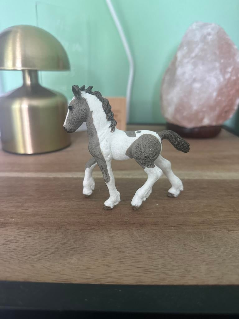 Schleich veulentje - Bruin/Wit paardje, Ophalen of Verzenden, Gebruikt, Jongen of Meisje