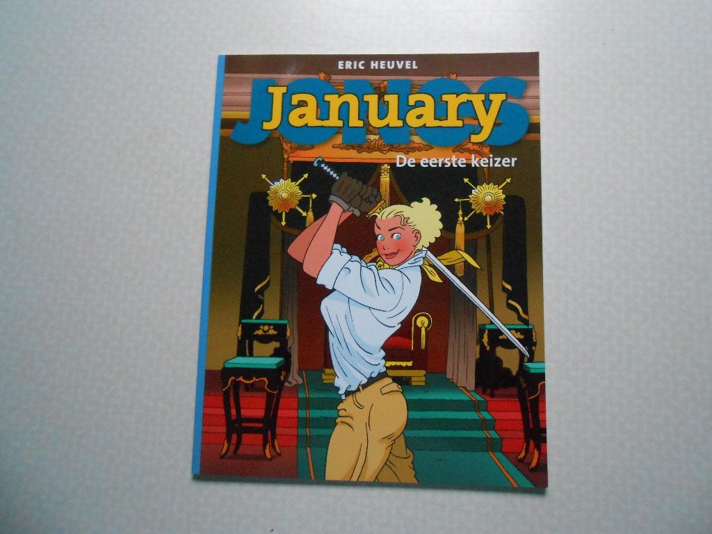 January jones 8 De eerste keizer 2016 1 ste druk., Boeken, Stripboeken, Eén stripboek, Nieuw, Eric Heuvel, Ophalen of Verzenden
