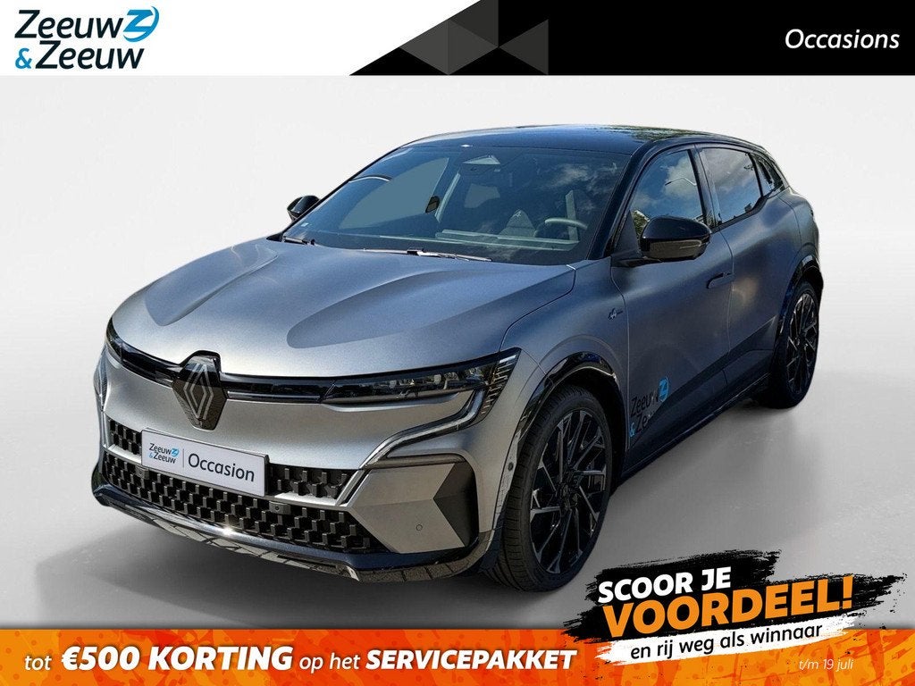 Renault Megane E-Tech comfort range iconic 60 kWh AUTOMAAT M, Auto's, Renault, Bedrijf, Te koop, Mégane, 360° camera, ABS, Adaptieve lichten