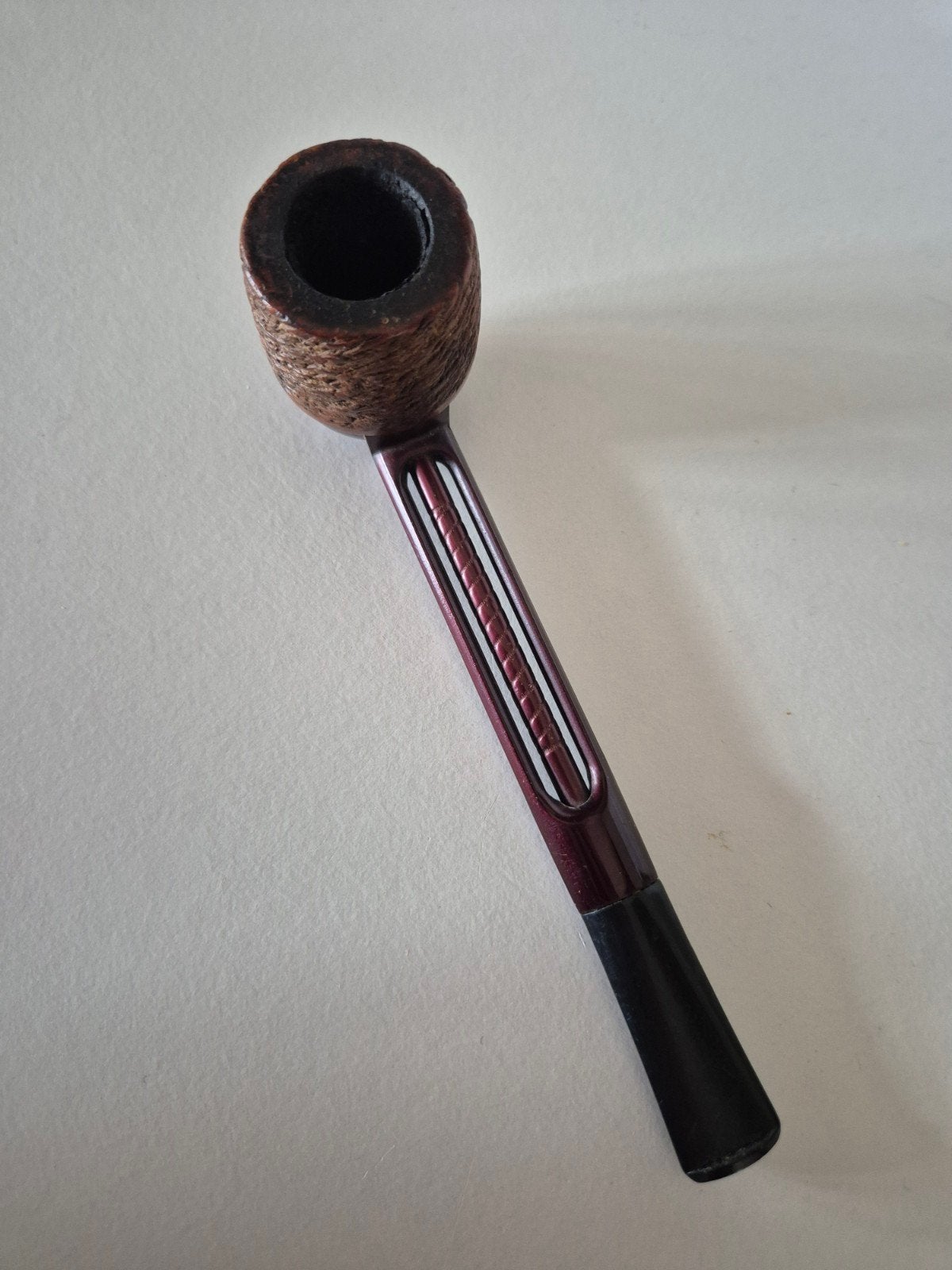 Vintage Falcon Tabakspijp – Bruyère Kop & Aluminium Steel, Verzamelen, Ophalen of Verzenden, Gebruikt, Overige typen
