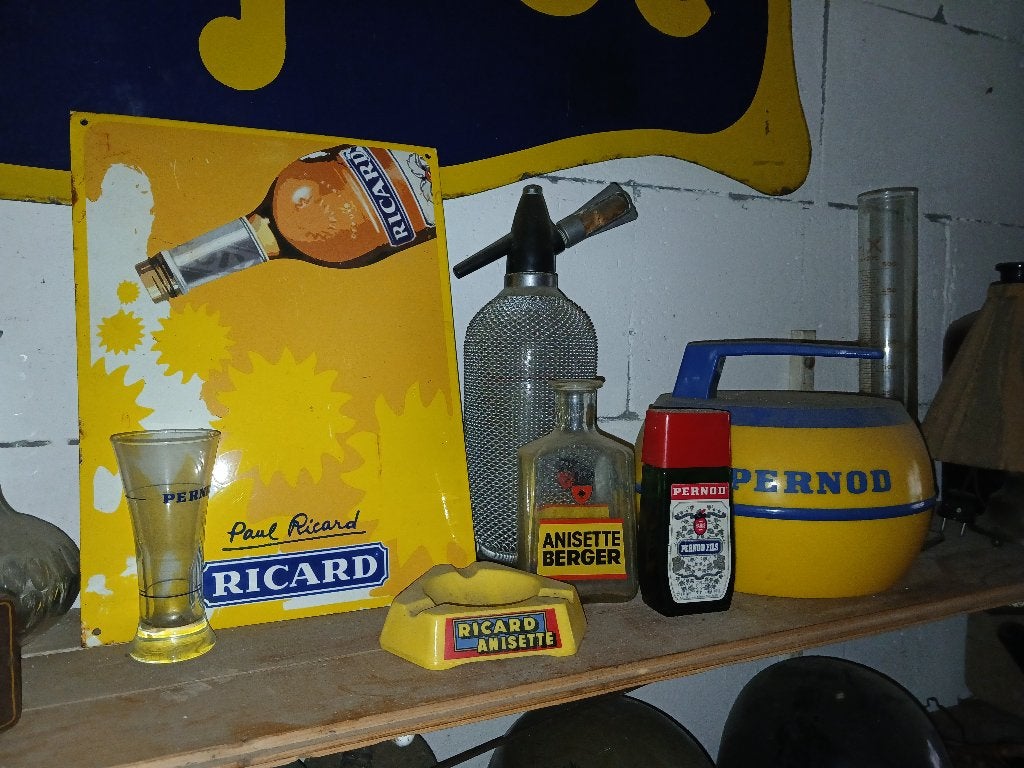 Rock Ola,Michelin,Vis,Leidse stoel,Ricard,Singles zie foto's, Ophalen of Verzenden, Frankrijk, Overige typen