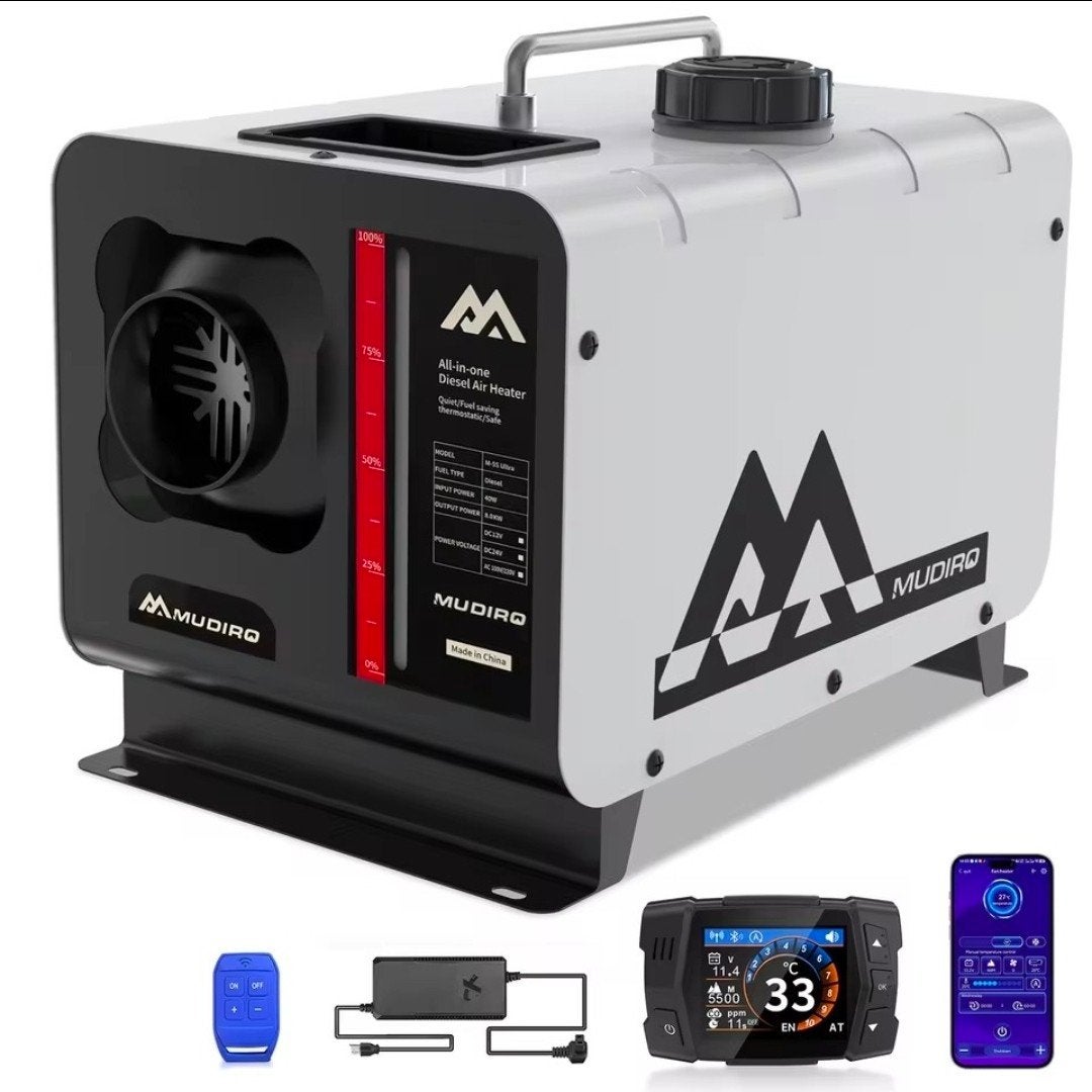 8kw Diesel Luchtverwarmer - 12V/24V/240V, Ophalen of Verzenden, Nieuw
