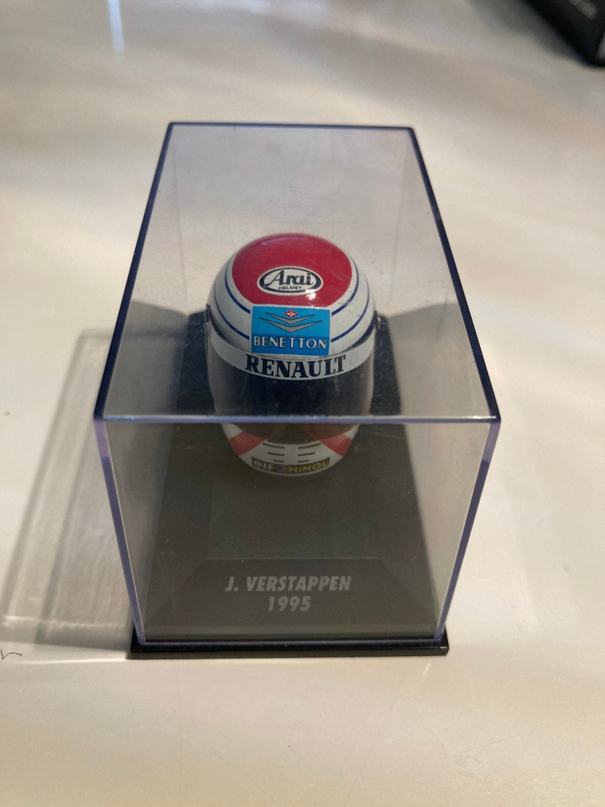 Jos verstappen helm 1995, Ophalen of Verzenden, Zo goed als nieuw, Formule 1