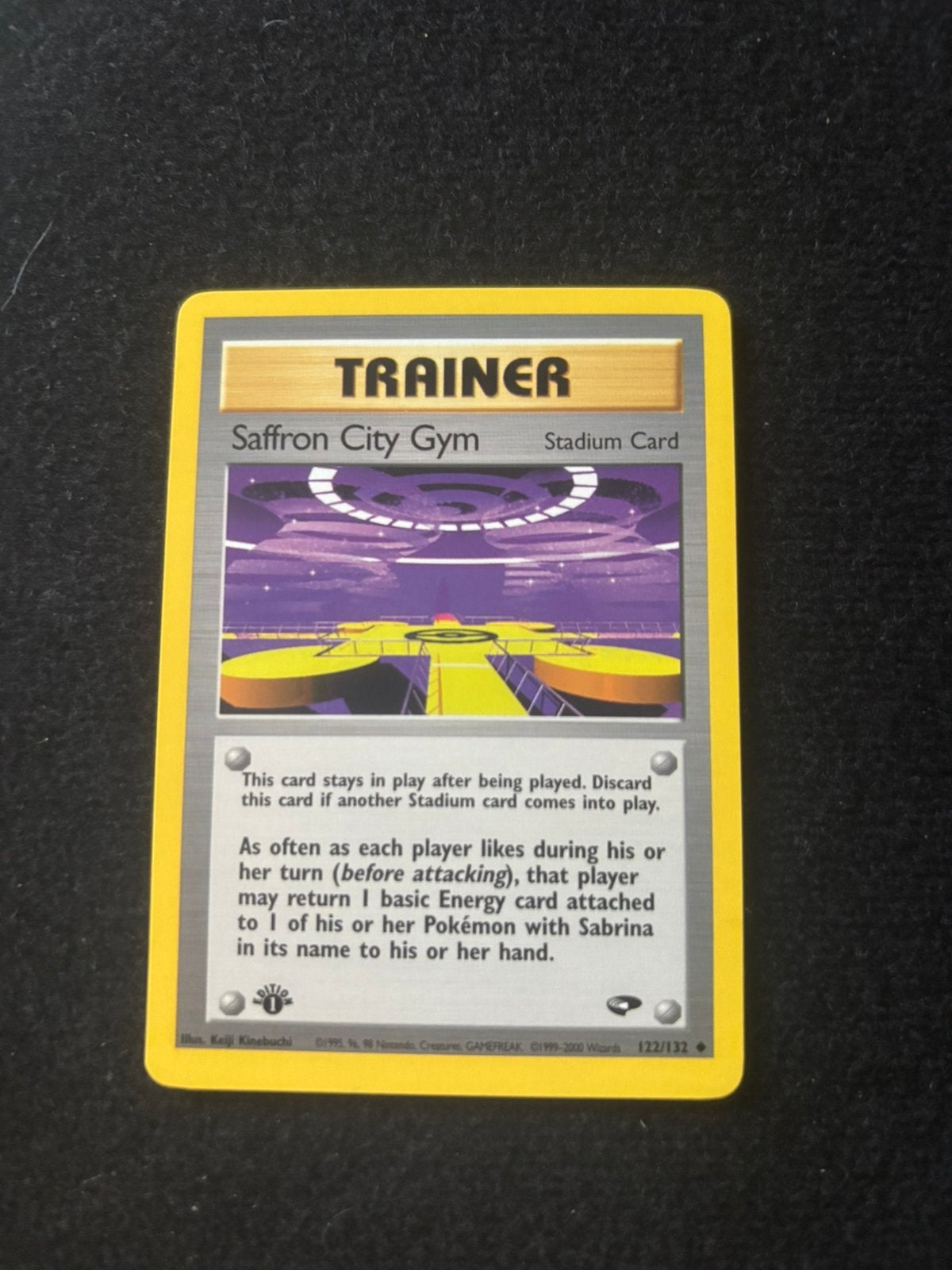 Saffron City Gym 122/132 (1st edition), Ophalen of Verzenden, Zo goed als nieuw