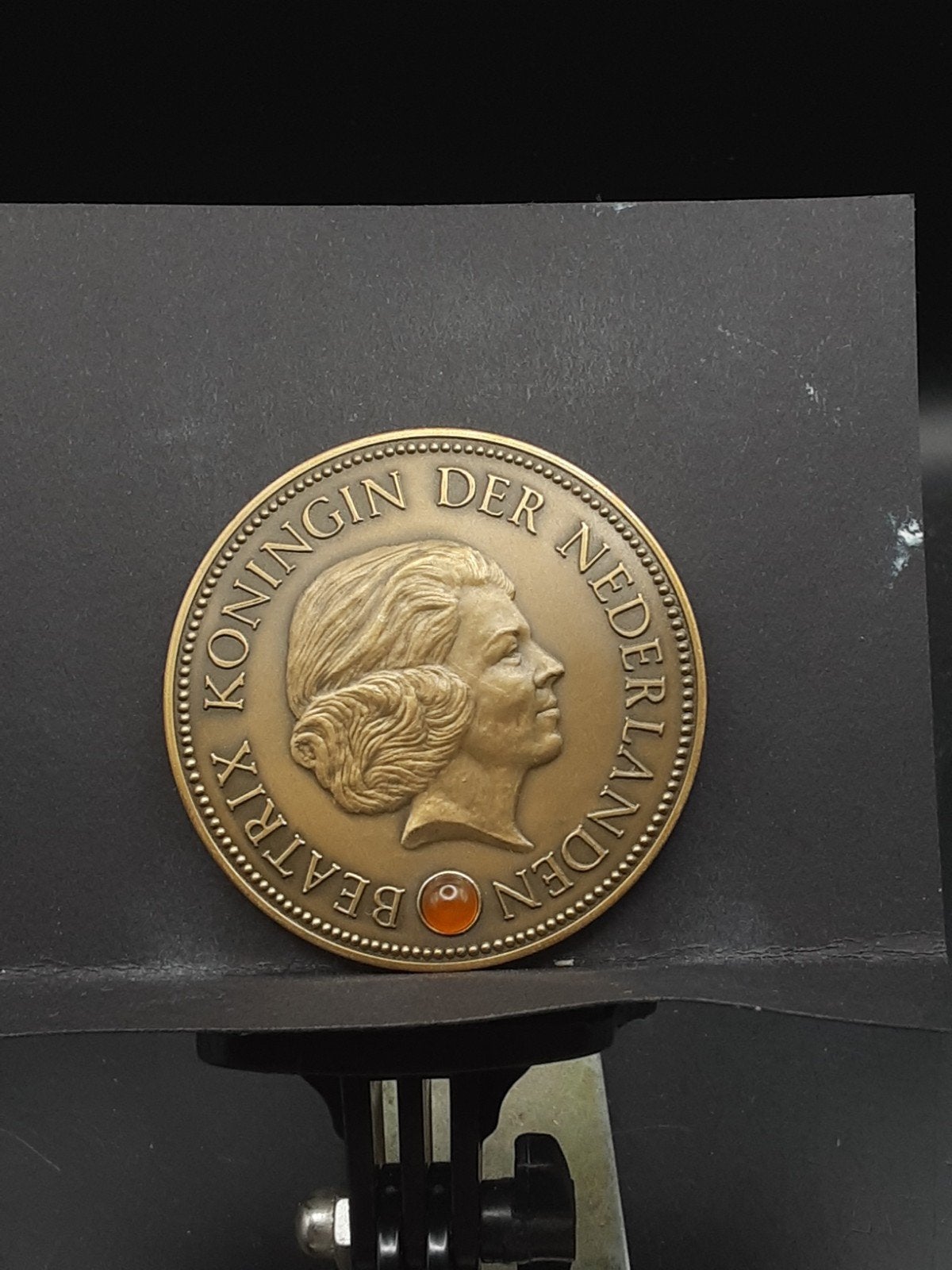 Penning koningin Beatrix 30 april 1980, Ophalen of Verzenden, Overige materialen, Nederland