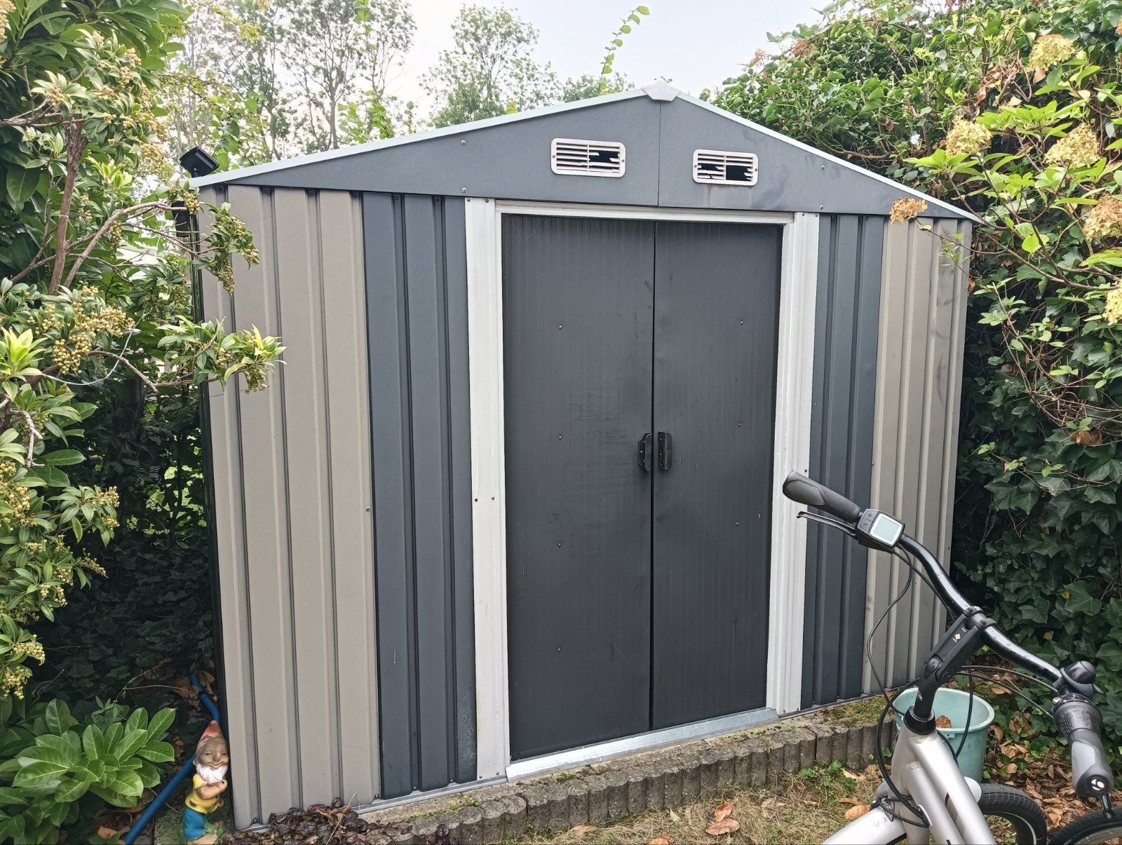 Stevig metalen tuinhuis -250x200- Ideaal voor opslag, Tuin en Terras, Gebruikt, Tuinhuis, Minder dan 200 cm, Zonder ramen