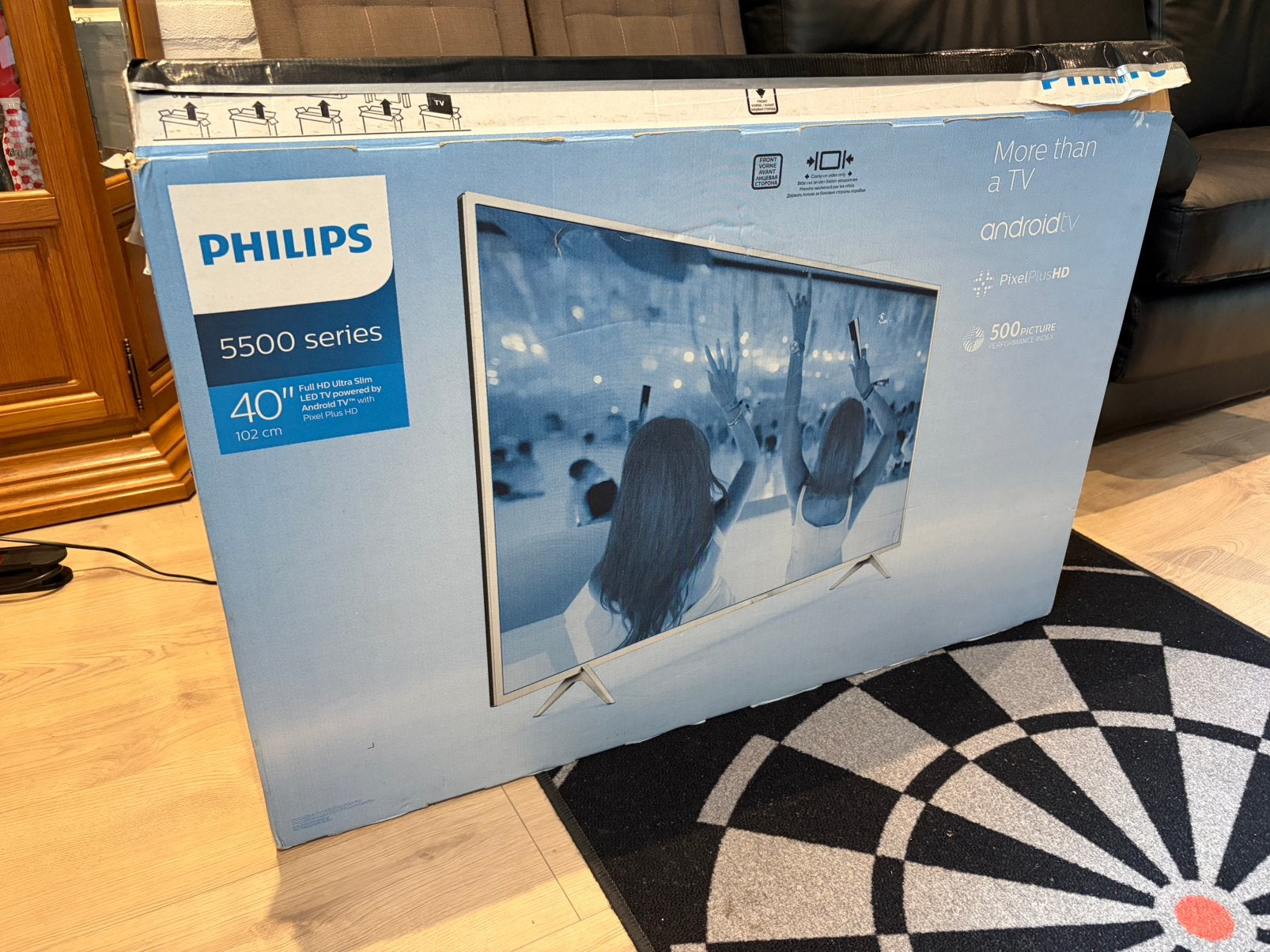 Philips 40 inch led android smart televisie, Ophalen, Philips, 50 Hz, Zo goed als nieuw