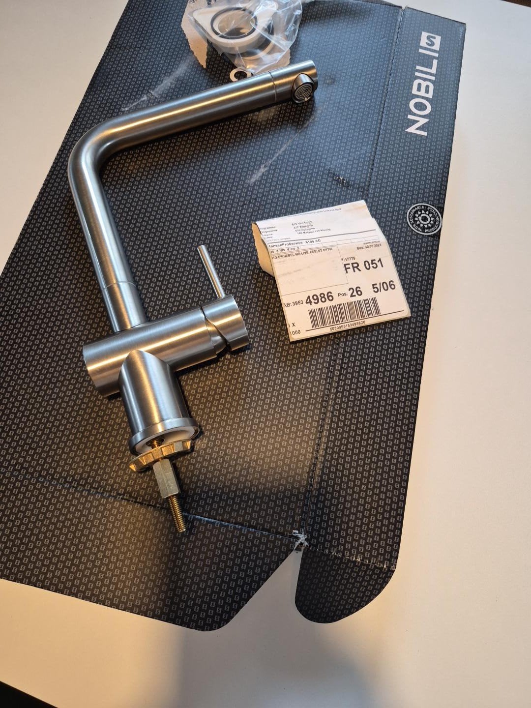 Nobilia Keukenkraan RVS - Nieuw in doos, Ophalen, Overige typen, Metaal, Overige merken