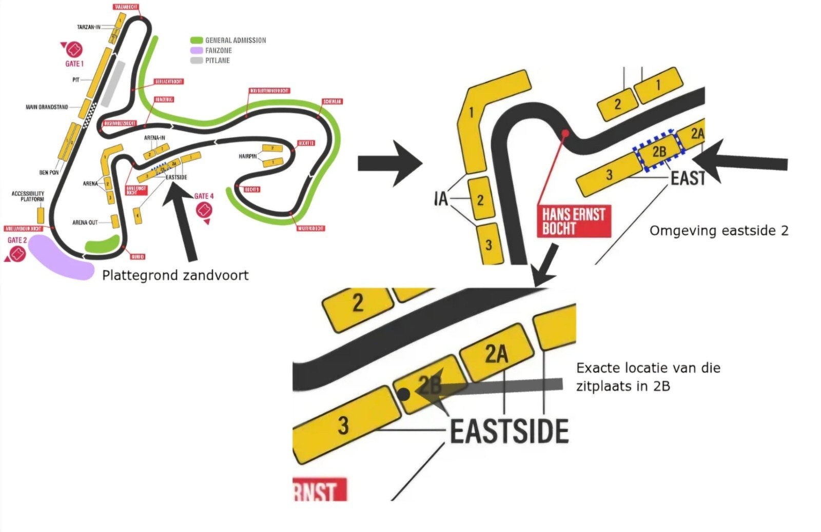 2 F1 zandvoort weekendkaarten oranjetribune bocht 11, Twee personen, Augustus