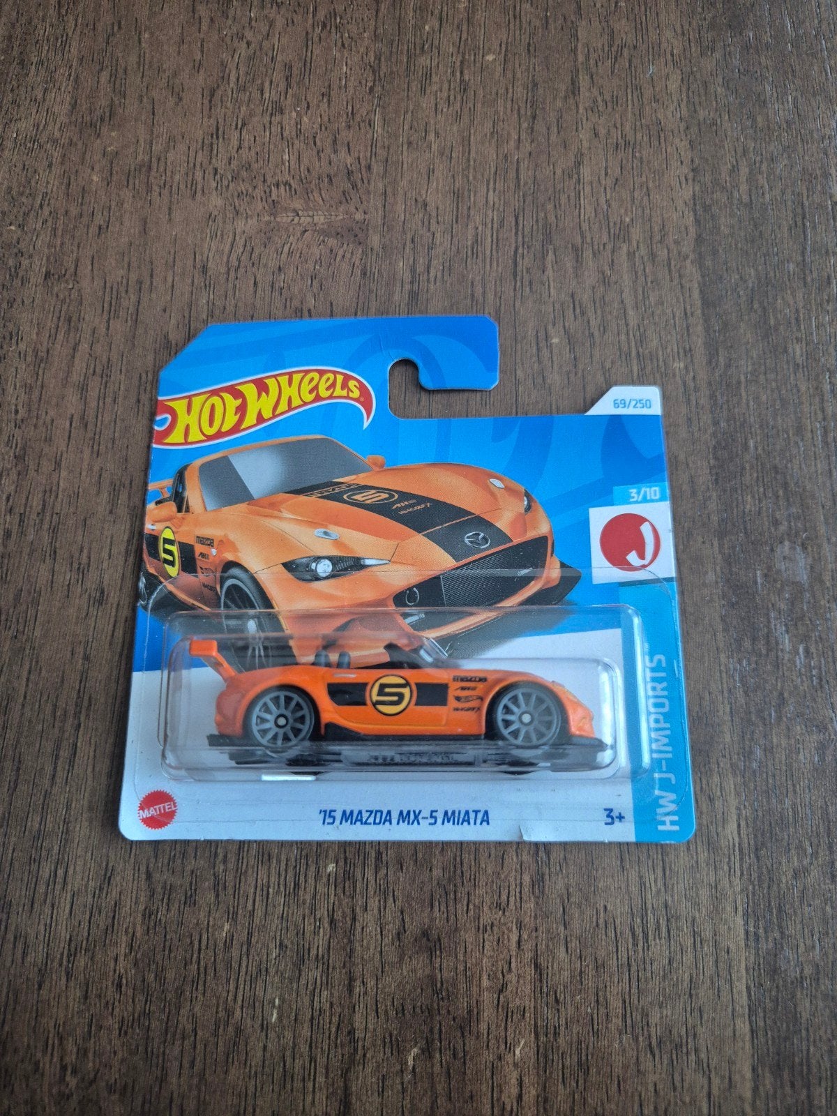 15 MAZDA MX-5 Miata no 69 2024 Hotwheels, Ophalen of Verzenden, Nieuw, Auto