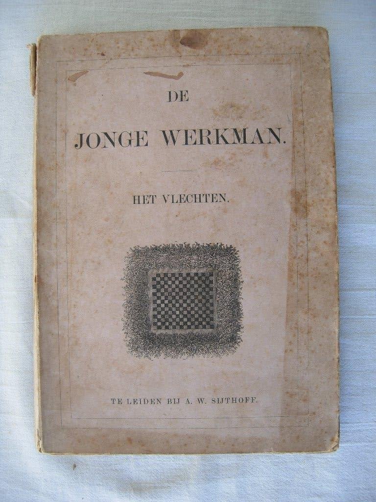 Van Calcar De Jonge Werkman Het Vlechten 1881, Ophalen of Verzenden, E. van Calcar