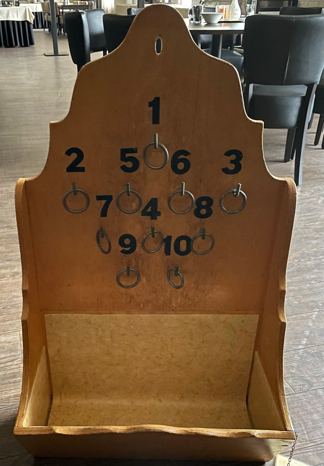 Ringwerpen oud hollands spel, Ophalen, Gebruikt