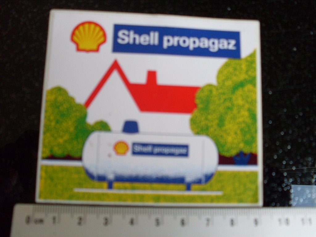 sticker Shell propagaz logo, Verzamelen, Verzenden, Zo goed als nieuw, Bedrijf of Vereniging
