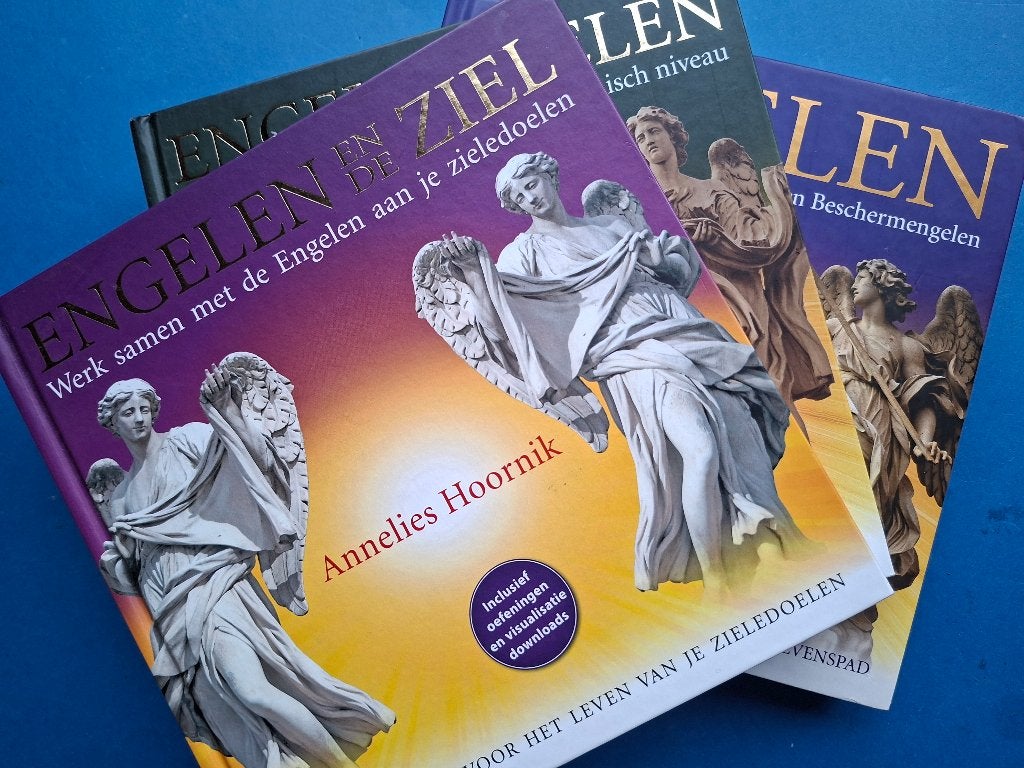 Engelen + Engelen helen + Engelen en de ziel * A. Hoornik, Verzenden, Zo goed als nieuw, Overige onderwerpen, Achtergrond en Informatie