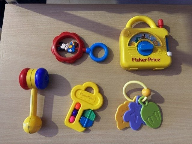Diverse baby rammelaars en speelgoed, Ophalen, Gebruikt, Overige typen, Met geluid