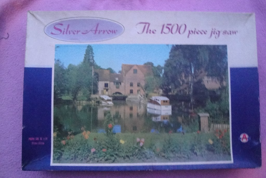 SILVER ARROW  JIG SAW GAMES PUZZLE 1.500st. voor 2,95euro, Ophalen of Verzenden, 500 t/m 1500 stukjes, Gebruikt, Legpuzzel