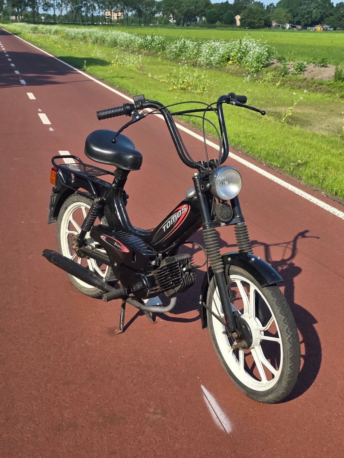 Tomos a35 standard blauw kenteken, Fietsen en Brommers, Tweetakt, Zo goed als nieuw, Maximaal 25 km/u, 49 cc