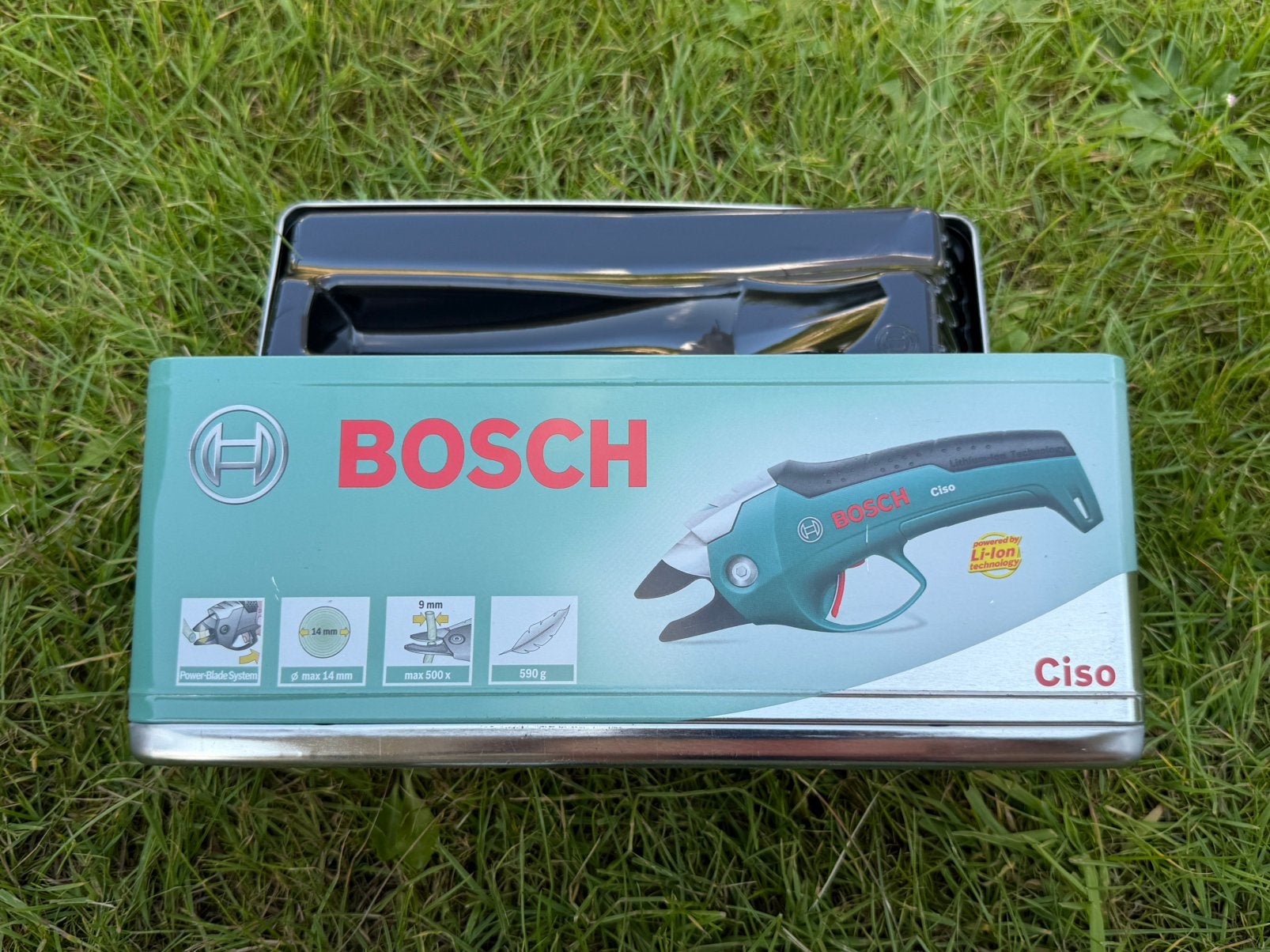 Bosch oplaabare elektrische takkenschaar, Ophalen of Verzenden, Zo goed als nieuw, Minder dan 20 mm