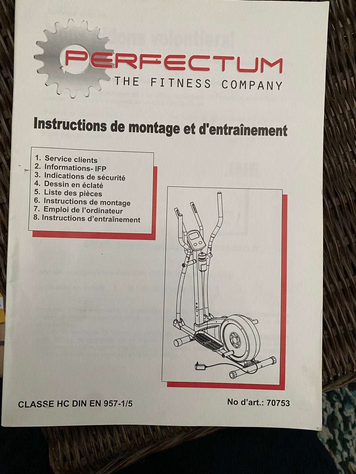 Perfectum Crosstrainer - Zo goed als nieuw, Sport en Fitness, Ophalen, Armen, Zo goed als nieuw, Crosstrainer